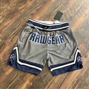Rawgear Front Embroidery Basketball Shorts NWT